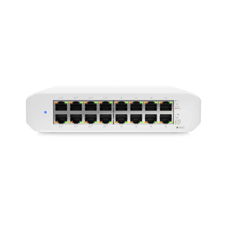 Ubiquiti (USW-Lite-16-PoE) Switch Lite 16 PoE